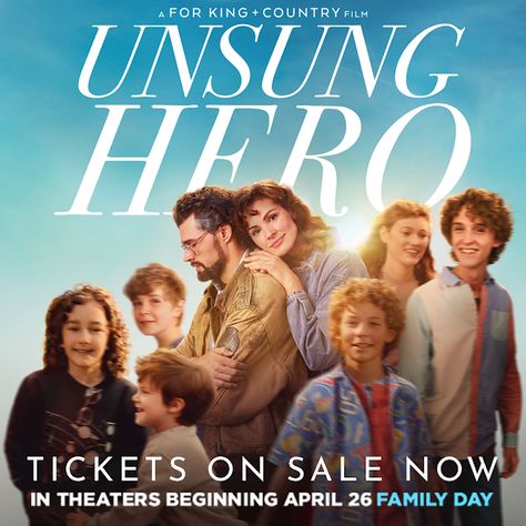 For King and Country Film!  The "Unsung Hero" movie will be in Theaters April 26th.  You can BUY TICKETS today!  This true-to-life movie is definitely one worth seeing.  Documents the journey of Rebecca St. James' musical journey. And her brothers, from the musical duo King & Country, created it!  Plus enter to win a $10 Amazon GC giveaway. Giveaway ends 5/1/24   http://www.mail4rosey.com/2024/04/unsung-hero-movie-in-theaters-april.html #unsungheromovie #unsungMIN  #MomentumInfluencerNetwork Jesus Revolution, For King And Country, Amazon Giveaway, Unsung Hero, Hero Movie, King And Country, Movie Review, The Movie, The Journey