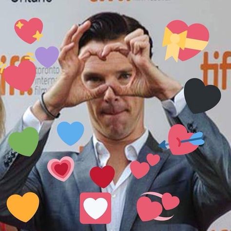 Some heart memes of benedict and martin but I couldn’t find a lot for martin💜 - - - - - #sherlock #sherlockholmes #holmes… Memes Amor, Heart Memes, Heart Meme, Benedict And Martin, Bear Grylls, Avengers Cast, Cute Love Memes, Crush Memes, Avengers Memes