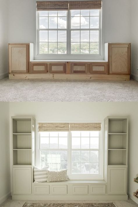 Cubbies Mudroom, Bedroom Built Ins, Window Seat Design, Bench Diy, Casa Vintage, Mudroom Bench, Hus Inspiration, Updating House, Window Seat