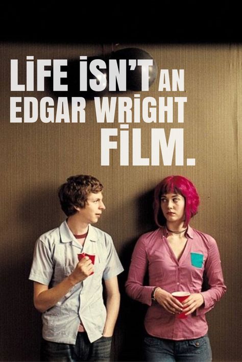 ‘life isn’t an edgar wright film’ aesthetic movie poster, edgar wright aesthetic, scott pilgrim vs the world, michael cera. Edgar Wright Movies, Edgar Wright Aesthetic, Scott Pilgrim Vs The World Poster, Scott Pilgrim Poster, Aesthetic Movie Poster, Scott Pilgrim Movie, Micheal Cera, Aesthetic Movie, Scott Pilgrim Vs The World