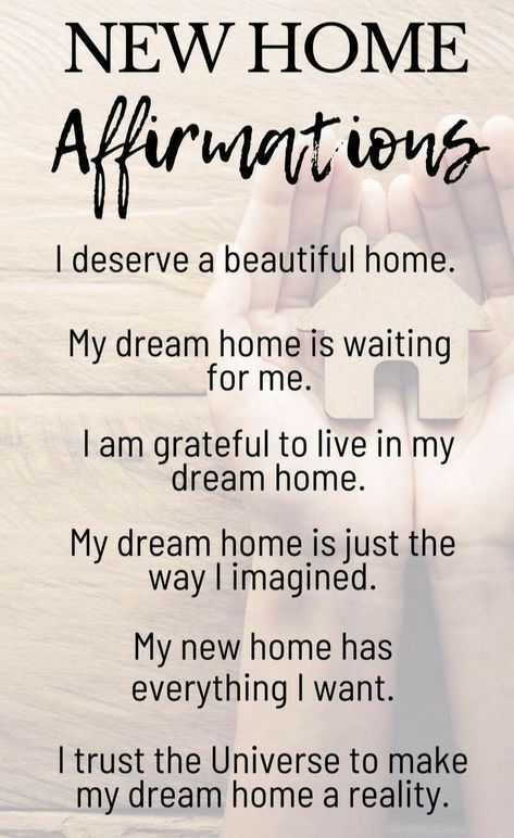 New Home Affirmations, Home Affirmations, Affirmation Board, Affirmations Positive, I Am Affirmations, Gratitude Affirmations, Vision Board Affirmations, Switch Words, Neuer Job