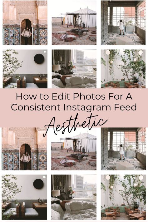 How To Make My Instagram Feed Aesthetic, Filters For Instagram Feed, Instagram Photo Design, Tips For Instagram Feed, Apps For Instagram Feed, Creating An Instagram Aesthetic, Aesthetic Instagram Feed Tips, Consistent Instagram Feed, How To Make Instagram Feed Aesthetic