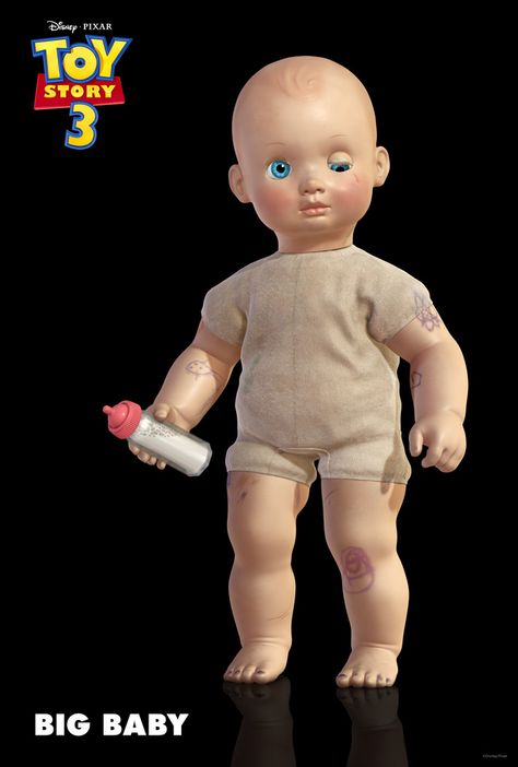 Big Baby from Toy Story 3. Creepy and Cute, haha! Toy Story 3 Movie, Toy Story Dolls, Toy Story Personajes, Big Baby Dolls, Toy Story 1995, Dibujos Toy Story, Toy Story Baby, Toy Story Characters, Baby Doll Toys