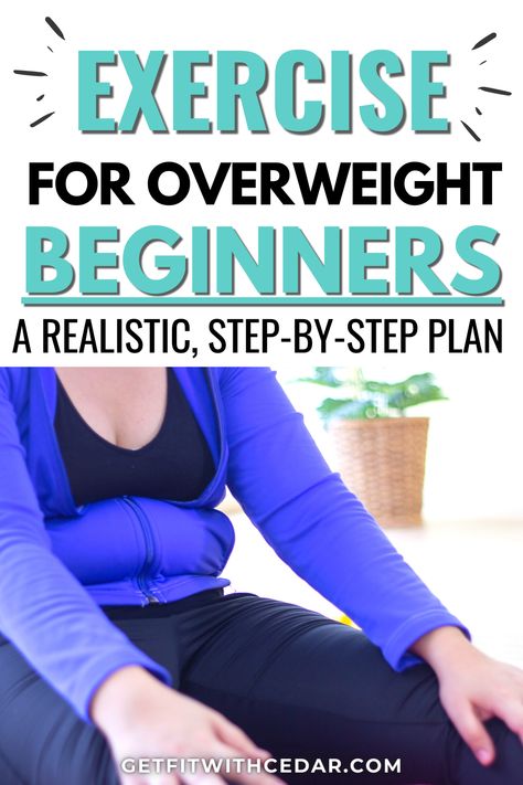 exercise for overweight beginners Essen, Fitness Home, Exercise Routine, Beginner Workout, Lose 50 Pounds, Infused Water, Stubborn Belly Fat, Workout For Beginners, Lose Belly