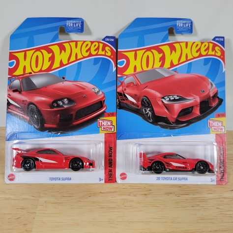 Set Of 2 Hot Wheels Cars. Toyota Supra And Toyota Gr Supra. Both Cards Are In Excellent Condition. Please Check Out The Pictures. Packed And Shipped With Care. Bundle And Save. Chevy Bronco, Supra Gr, Panther Car, Carros Hot Wheels, Cars Color, John Deere Kids, Pink Corvette, Toyota Gr Supra, Cars Toyota