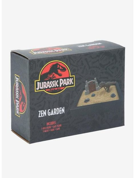 Jurassic Park T-Rex Sand Garden - BoxLunch Exclusive, Jurassic Park House Decor, Jurassic Park Gifts, Jurassic Park Gift Ideas, Jurassic Park Decor, Jurassic Park Bathroom, Dino Bathroom, Jurassic Park Collection, Dino Decor, Jurassic Park Merchandise