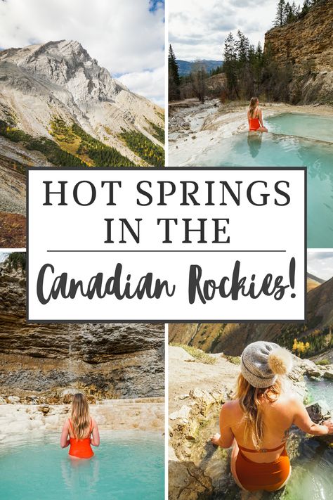 Banff Hot Springs, Canada Camping, Jasper National Park Canada, Canada Mountains, Kootenay National Park, Canada Summer, Alberta Travel, Fairmont Banff, Top Of A Mountain