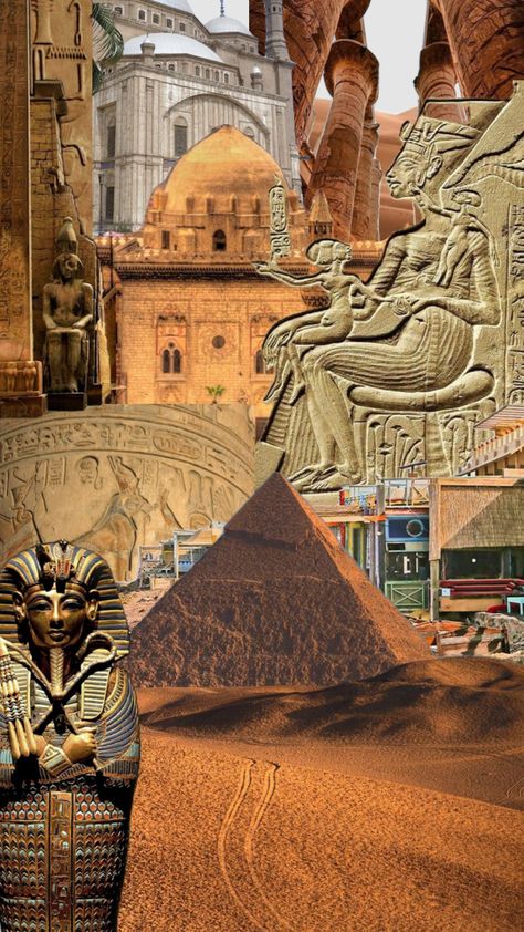 #egypt Egypt Collage, Egyptian Aesthetic, Egypt Aesthetic, Kemetic Spirituality, Egypt Fashion, Ancient Egyptian Gods, Egyptian Symbols, Ancient Egyptian Art, Egypt Travel