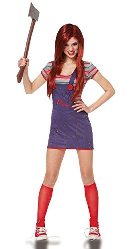 Chucky Halloween Costume, Chunky Costume, Penny Table, Chucky Halloween, Chucky Costume, Halloween Costumes For Sale, Black Halloween Dress, Horror Costume, Costumes For Teens