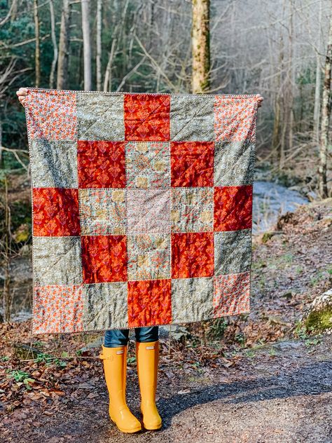 Patchwork, Patchwork Quilts Patterns, Liberty Quilt, Granny Square Quilt, Big Block Quilts, Quilts Patterns, Sewing Machine Projects, Quick Quilt, Patchwork Blanket