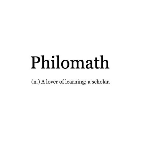 Word of the Day: Philomath I think this word describes many of our followers! Have a great weekend! --------------------------------------------- We'd love to see how you might use any of our words of the day. Send us your thoughts; the most poetic, funniest or otherwise best will be featured on our feeds and (later this year) our magazine. . . . #WordoftheDay #scholar #learning #lovelearning #vocabulary #word #learn #words #writerscommunity Word Of The Day Word Of The Day Positive, Philomath Aesthetic, Other Words For Because, Useful Words In English, Big Words And Definitions, Pretty Words To Describe Someone, Vocabulary Aesthetic, Another Word For Happy, Other Wordly