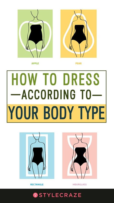 How To Dress For Your Body Type - Complete Guide: Being self-aware and most importantly informed can solve a lot of your shopping nightmares. #dress #guide #body #fashion Body Type Clothes, Body Shape Guide, Dressing Your Body Type, Apple Body Type, Dress For Your Body Type, Dress Body Type, Rectangle Body Shape, Inverted Triangle Body, Triangle Body Shape