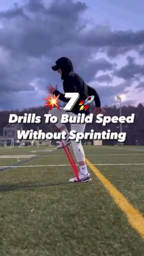 Boost your speed with these 7 dynamic drills! Enhance agility, explosiveness, and overall athletic performance with targeted training techniques. Credit: Bradjbrecca #athletictraining #speedtraining Sprinting Drills Training, Short Stop Softball Drills, Explosive Speed Workouts, Workouts For Explosiveness, Agility Drills Workouts, Workouts For Speed And Agility, How To Increase Speed And Agility, Agility Workouts At Home, Explosive Workouts For Speed