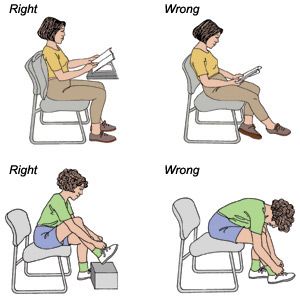 Good body mechanics promotes good sitting posture and eliminates bending when possible Proper Body Mechanics, Osteoporosis Exercises, Forward Head Posture Exercises, Body Alignment, Neck And Shoulder Muscles, Forward Head Posture, Body Mechanics, Chiropractic Clinic, Posture Exercises