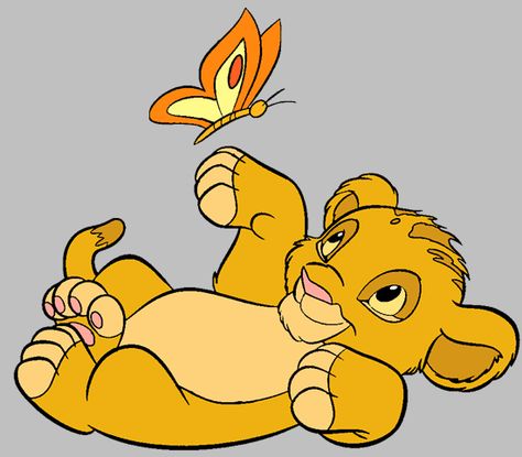 baby_simba_butterfly3.gif (550×482) Simba Bebe, Jasmin Tattoo, Simba Rey Leon, Roi Lion Simba, Nala Lion King, Lion King Images, Lion King Birthday Party Ideas, King Drawing, Baby Simba