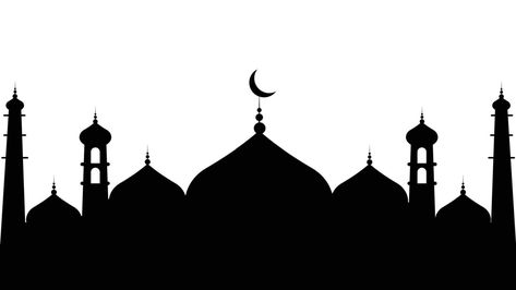 Mosques Silhouette icon Isolated on white Mosque Icon, Umayyad Mosque, Eid Background, Mosque Vector, Mosque Silhouette, Ramadan Kareem Decoration, Mosque Art, Ramadan Decoration, Allah Photo