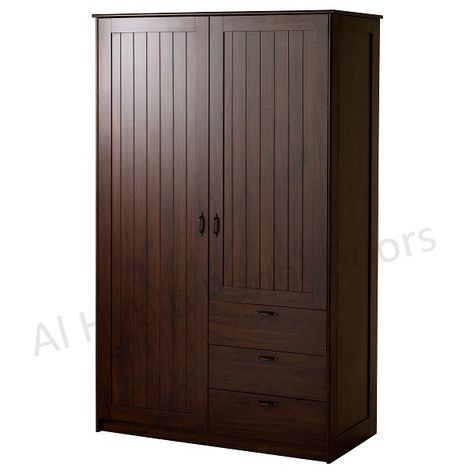 Router Design Two Doors Wardrobe Hpd516 - Free Standing Wardrobes - Al Habib Panel Doors Ikea Musken, Pantry Wardrobe, Drawers Ikea, Armoire Ikea, Free Standing Wardrobe, Movable Shelf, Ikea Wardrobe, Wooden Wardrobe, Wardrobe Furniture