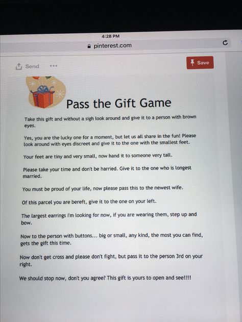 Pass The Present Game Birthday, Pass The Prize Birthday Game, Pass The Gift Game Funny, Pass The Gift Game, Holiday Gift Exchange Games, 60th Birthday Quotes, Pass The Parcel Game, Ladies Kitty Party Games, Womens Day Gift Ideas