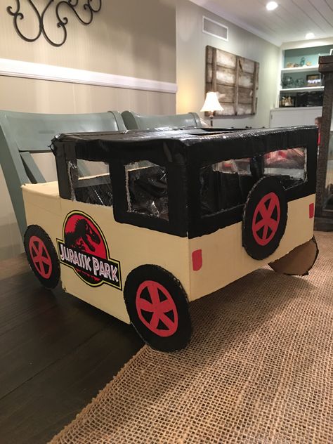 Jurassic Park Valentine Box Jurassic Park Valentines Box Ideas, Diy Jurassic Park Jeep Cardboard, Jeep Valentine Box Ideas, Jurassic World Valentines Boxes, Diy Dinosaur Valentine Boxes For Boys, Dinosaur Valentines Box For Boys, Jurassic Park Valentine Boxes, Dino Valentine Boxes For Boys, Dinosaur Valentine Box Ideas