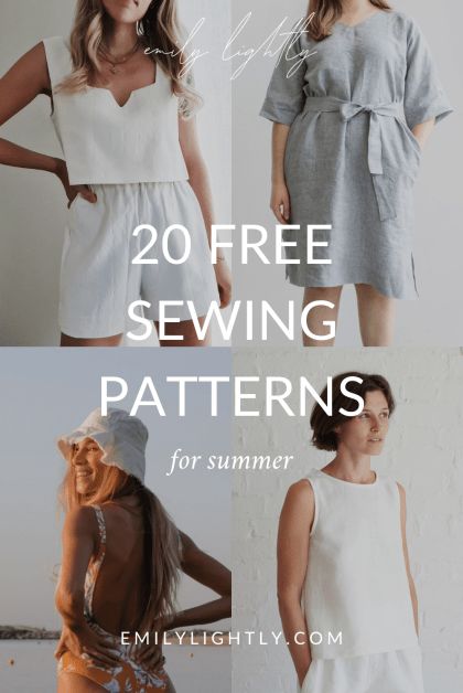 Thrifting Vintage, Diy Projektit, Top Pattern Sewing, Linen Dress Pattern, Dress Sewing Patterns Free, Sewing Patterns Free Women, Haine Diy, Summer Dress Patterns, Summer Shopping