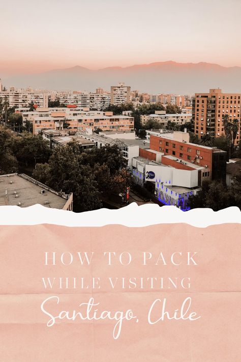 Chile is an absolute hot-spot for international travelers, especially those seeking to maximize the country’s great outdoor adventuring opportunities. Here are writer Grace's (@grace.gud) recommendations on how to pack while visiting Santiago, Chile. Follow us at d-ravel.com & @the_d_ravel on IG to learn all the fashion and travel tips you need for your next adventure🗺 Santiago, Santiago Chile Fashion, Santiago Chile Packing List, Santiago Chile Outfit, Santiago Chili, Seasonal Changes, Santiago Chile, I Understand, What To Pack