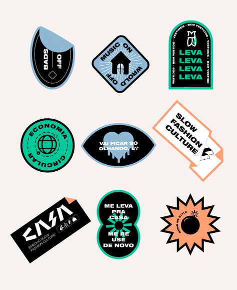 Badge Sticker Design, Corporate Stickers Design, Tech Stickers Design, Brand Sticker Design, Company Stickers, Brands And Logos, Designer Stickers, Sticker Icon, Sticker Logo