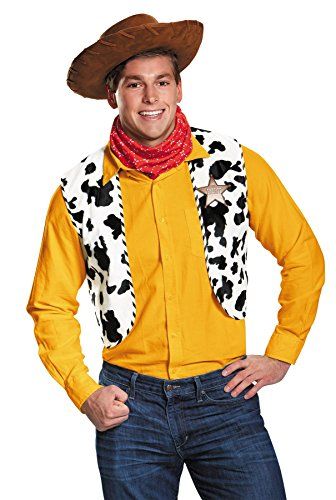 Disfraz Toy Story, Toy Story Halloween Costume, Toy Story Halloween, Woody Costume, Felt Cowboy Hat, Disney Characters Costumes, Toy Story Woody, Toy Story Costumes, Sheriff Badge
