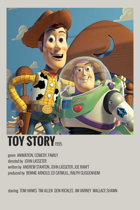 Minimalist Polaroid Poster, Toy Story 1995, Film Polaroid, Album Posters, Disney Movie Posters, Toy Story Movie, Polaroid Posters, Movie Wall, Movie Card