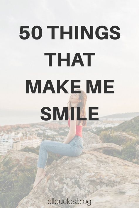 50 things that make me smile. Happiness, mindset, finding purpose, little things that make me smile. How to be happy with your life. #happiness Trier, Things That Make Me Happy, Life Path Number 7, Happiness Mindset, Finding Purpose In Life, Practice Mindfulness, How To Be Happy, Life Path Number, Pin Design