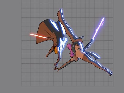 ArtStation - Star Wars Fan Animation, Sykosan Hand Drawn Animation, Animation Drawing Sketches, Fan Animation, 2d Character Animation, Animation Storyboard, Arte 8 Bits, Animation Sketches, Affinity Photo, Animation Tutorial