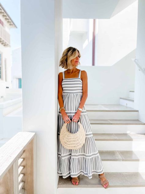 Must Have Maxi Dresses for Vacation - Loverly Grey #passion4savings #beach #hacks #diy #savingmoney #vacation . Find more here 👉 https://whispers-in-the-wind.com/summer-beach-outfit-inspirations/?beachoutfit Mexico, Maxi Dress Resort Wear, Maxi Dress Cruise Outfit, Dresses For Tropical Vacation, Beach Vacation Outfits Over 40 Classy, Tropical Vacation Dresses Summer, Travel Maxi Dress, Vacation Outfits 50 Year Old, Cutest Summer Outfit