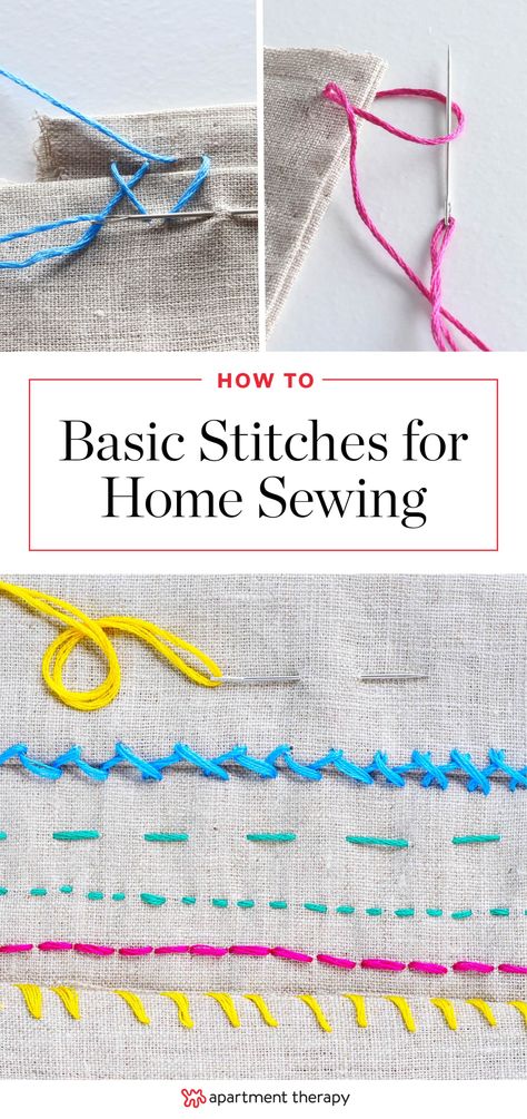 Sew Ins, How To Back Stitch, Beginner Hand Sewing Projects, Home Sewing Projects, Sew By Hand, Projects For Home, Hand Sewing Projects, Home Sewing, Techniques Couture