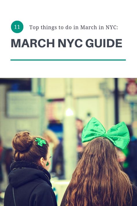 Nyc In March, March Travel, Visit Nyc, New York Bucket List, Nyc March, Nyc Guide, Mind Hacks, New York Vacation, Travel Women