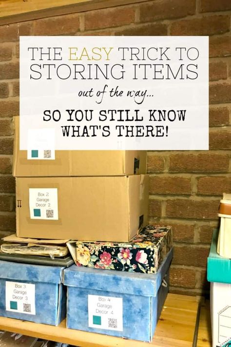 How to store items out of the way but still know what's there. Organising your storage so you know what you have and where. Home inventory for stored items Organisation, Inventory Organization Storage, House Management, Home Organisation Tips, Loft Attic, Inventory Organization, Inventory Storage, Organization Hacks Diy, Organisation Tips