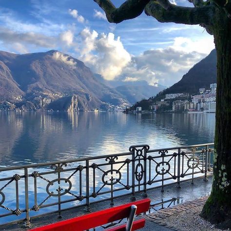 Luganomeer Chalets on Instagram: “Perfectly positioned on a lake with the Alps at its back, lucky Lugano has a little bit of everything. Ride a cable car up Monte San…” Lugano, Lugano Switzerland, Get Paid To Travel, Paid To Travel, Visit Switzerland, Dream City, Beautiful Villages, Landscape Pictures, Travel List