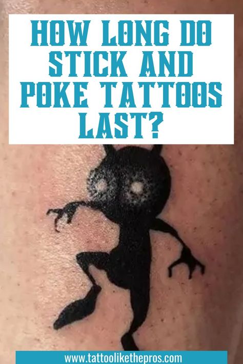 Are you thinking about getting a stick and poke tattoo but not sure how long they last? In this guide we share everything you need to know about stick and poke tattoos. Tips on how long stick and poke tattoos last. Stick And Poke Tattoos, Urban Tattoos, Stick Tattoo, Stick And Poke Tattoo, Stick Poke Tattoo, Stick N Poke, Stick N Poke Tattoo, Poke Tattoo, Stick And Poke