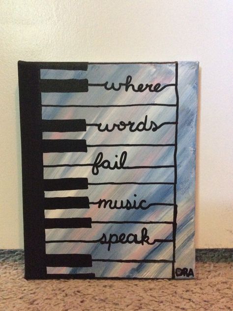 Things To Draw Related To Music, Easy Music Paintings On Canvas, Choir Painting Ideas, Microphone Painting Canvases, Music Related Paintings On Canvas, Music Note Painting Ideas, Musical Canvas Painting, Piano Painting Ideas On Canvas, Painting Ideas On Canvas With Meaning