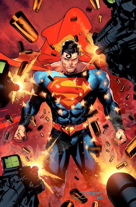 Superman Comic Art, Art Dc Comics, Superman Artwork, Superman Wallpaper, Dc Comics Wallpaper, Superman Art, Univers Dc, Superman Comic, Pahlawan Marvel