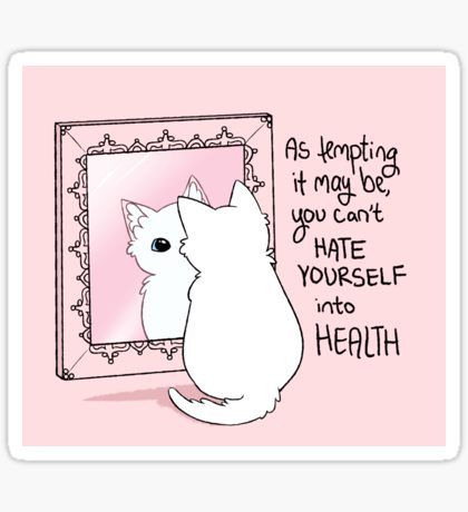 Animal Motivation, The Latest Kate, Latest Kate, Inspirational Animal Quotes, Mental Health Stickers, Health Stickers, Cute Animal Quotes, Chihiro Y Haku, Online Comics