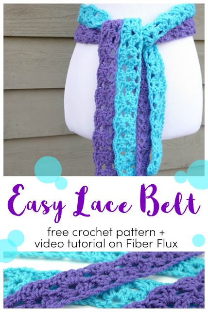 Fiber Flux: Easy Lace Belt, Free Crochet Pattern + Video Crochet Belts For Women Free Pattern, Belt Crochet Pattern Free, Crochet Belt Pattern, Crocheted Belts, Crochet Belt Free Pattern, Crochet Belts, Crochet Pirate, Pirate Festival, Crochet Strap