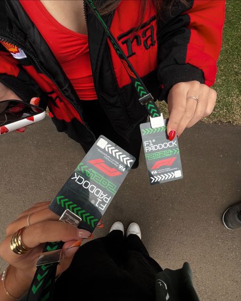 Paddock passes for ✌🏽 Paddock Pass Aesthetic, F1 Photographer Aesthetic, F1 Academy Aesthetic, Off To The Races Aesthetic, Paddock Pass F1, F1 Paddock Aesthetic, F1 Wag Aesthetic, F1 Lifestyle, F1 Paddock