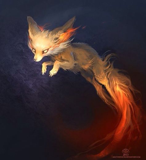 firefox Fox Images, Mythical Animal, Arte Sketchbook, Mythical Creatures Art, Fox Art, Mythological Creatures, Mystical Creatures, Arte Fantasy, Creature Concept