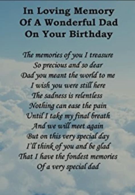 Dad In Heaven Birthday, Happy Heavenly Birthday Dad, Birthday Quotes For Dad, Quotes For Dad, Fathers Day Images Quotes, Birthday In Heaven Quotes, Dad In Heaven Quotes, Miss You Dad Quotes