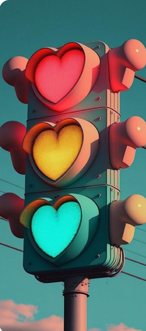 Heart Street Light Aesthetic, Girly Spring Wallpaper Iphone, Fun Vibes Aesthetic, Aesthetic Wallpaper Backgrounds Pastel, Fun Wallpaper Backgrounds, Fun Aesthetic Wallpaper, Wallpaper Backgrounds Ipad Pro, Nice Wallpaper For Phone, Vintage Anime Aesthetic