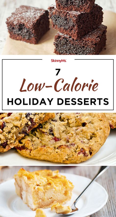 Low Calorie Christmas Desserts, Low Calorie Thanksgiving Desserts, Low Calorie Christmas Cookies, Healthy Winter Desserts, Low Calorie Christmas, Healthy Holiday Desserts, Holiday Desserts Christmas, Warm Desserts, Healthy Holiday Recipes