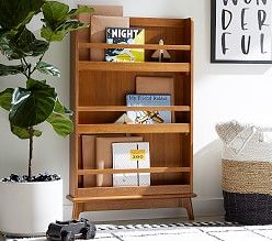 Gold Bookcase, Bookshelves Small, Mid Century Bookshelf, Wall Bookcase, Storage Nursery, Shelves Bedroom, Shelf Nursery, Mudroom Storage, Bookshelf Wall