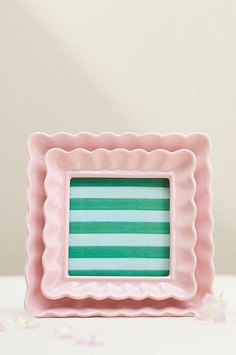 Display keepsake photographs and special memories with this lovely frame. | Philippa Frame by Anthropologie in Pink, Size: 4 X 4 College House, College Apartment Decor, College Room, Big Girl Rooms, Summer 24, Room Inspiration Bedroom, Room Ideas Bedroom, Apartment Room, My New Room