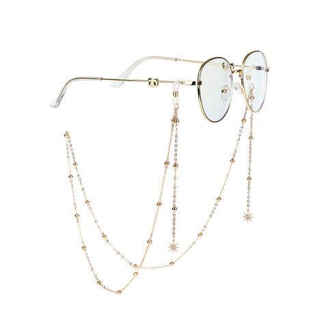 PRICES MAY VARY. alloy Imported Hook and Bar closure Dry Clean Only This stylish beaded design mask chain strap measures about 27.5 inches, weight 0.35 ounces, it¡¯s s lightweight for wearing as a eyeglass and mask chain necklace all daily. Our eyeglass chains have specially designed Adjustable Universal Connectors that fit most glasses frames & arms. From narrow to wide, the Anti-Slip loops will securely hold on to your glasses. Works with sunglasses, reading glasses, safety glasses, and more. Upcycling, Gold Glasses Chain, Glasses With Chain Aesthetic, Glasses Chain Aesthetic, Circle Glasses Aesthetic, Moon Glasses, Butterfly Glasses, Chains Aesthetic, Shell Glasses