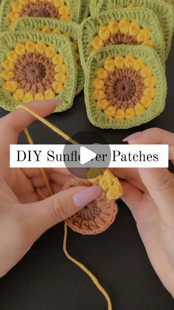 A'Medice | House of Knitwear on Instagram: "Let's Learn DIY Sunflower Patches At Home and make our own little things from these patches. 💯🏡❤️

Like, Comment and Follow this DIY💭

#diy #patchwork #crochet #dress #jacket #headwear #ootd #clothingstore #trendingreels #tiktok" Patchwork, Sunflower Crochet Dress, Diy Sunflower, Patchwork Crochet, Sunflower Patch, Crochet Sunflower, Dress Jacket, Crochet Dress, Little Things