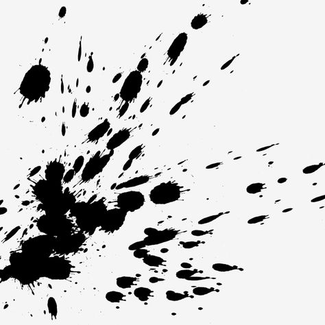 Splatter Tattoo, Black Paint Splatter, Ink Splash, Photoshop Tuts, Ink Doodles, Black Png, Black Splash, Splash Images, Brush Background